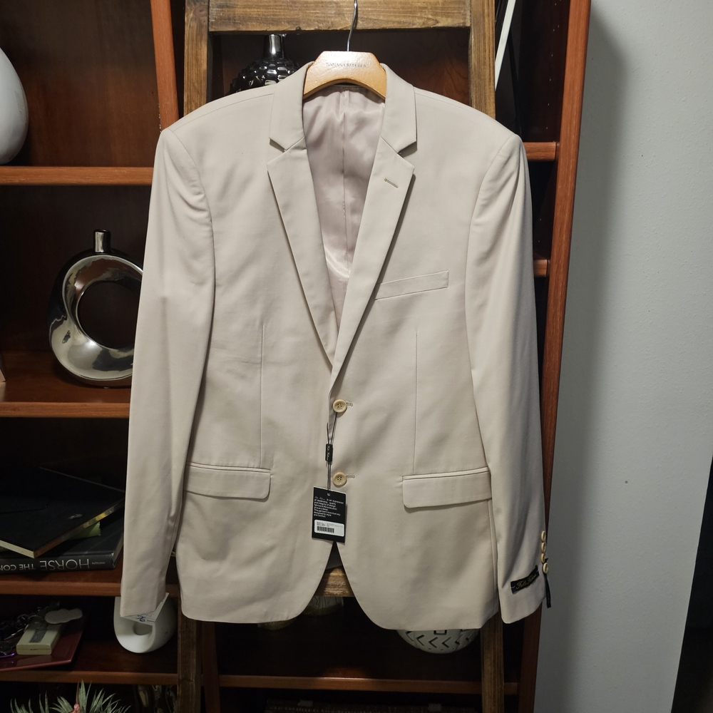Fabio Fabrini MenTwo PC Suit, Cream 40R